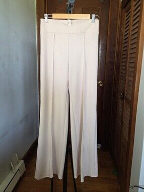 Petal & Pup Cream Fit And Flare Dress Pants